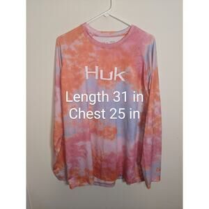 Huk Men's Icon Long Sleeve Shirt Size XL Fishing Performance Outdoor Camo